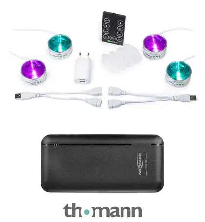 Fun Generation LED Puck ONE Set of 4 Bundle
