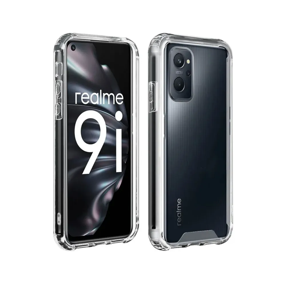Capa Silicone Reforçada Oppo A36/Realme 9i/Oppo A76 Transparente
