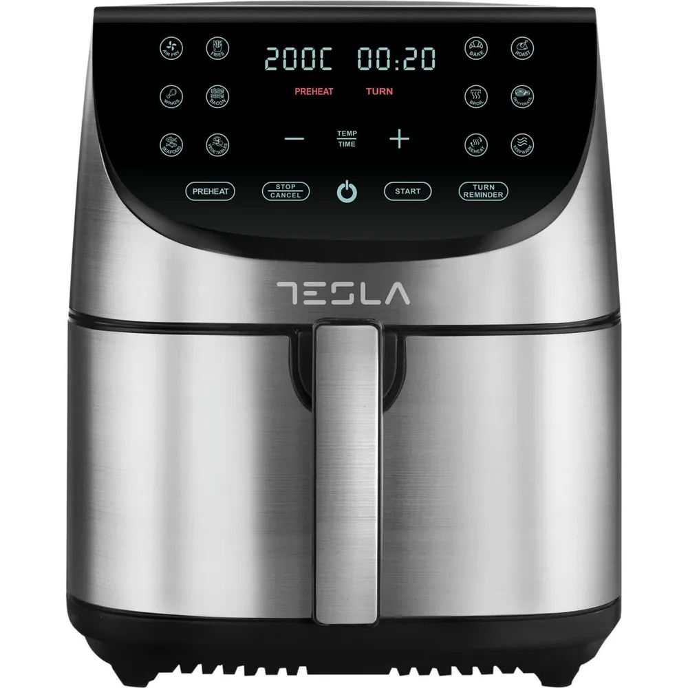 Fritadeira De Ar Inoxidável Tesla Af701Bx 7L 12Prog
