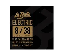 Jogo Cordas Guit. Elect La Bella HRS-UL 008-038