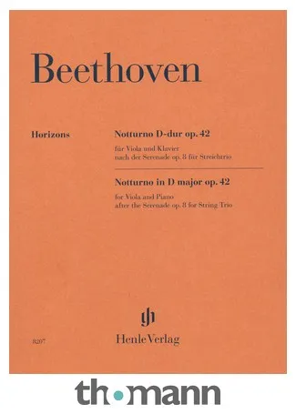 Henle Verlag Beethoven Notturno D-Dur Viola