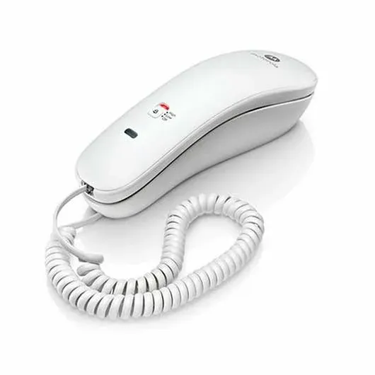 Telefone fixo motorola ct50 branco para montagem na parede