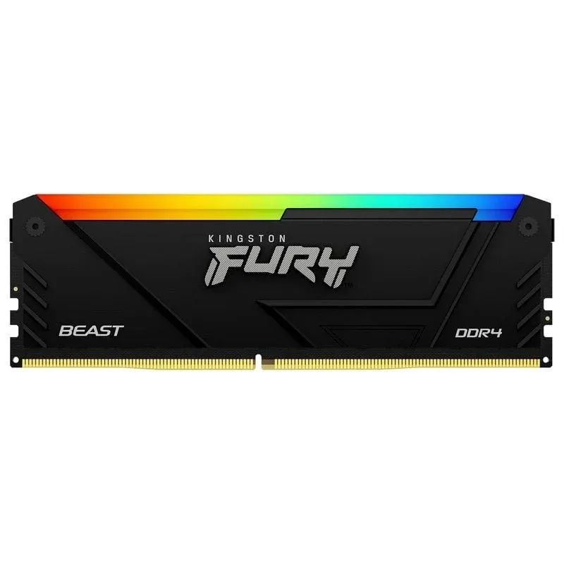 Memória RAM Kingston FURY Beast RGB DDR4 3200MHz 16 GB CL16