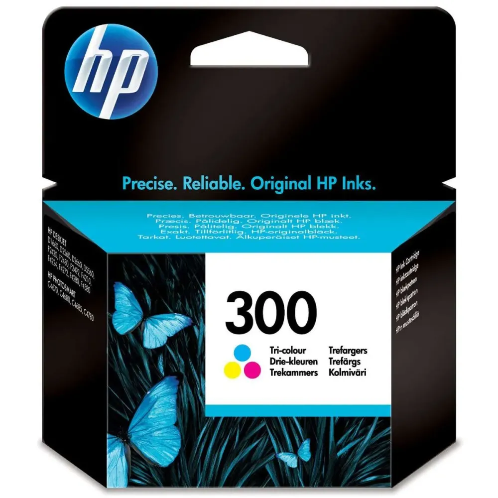 Tinteiro 300 CC643EE Tricolor HP