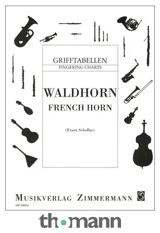 Zimmermann Verlag Grifftabelle Waldhorn
