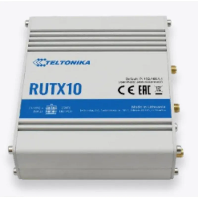 Router Teltonika RUTX10 Ethernet Wi-Fi 5 867 Mbps Dual Band Gestão Avançada