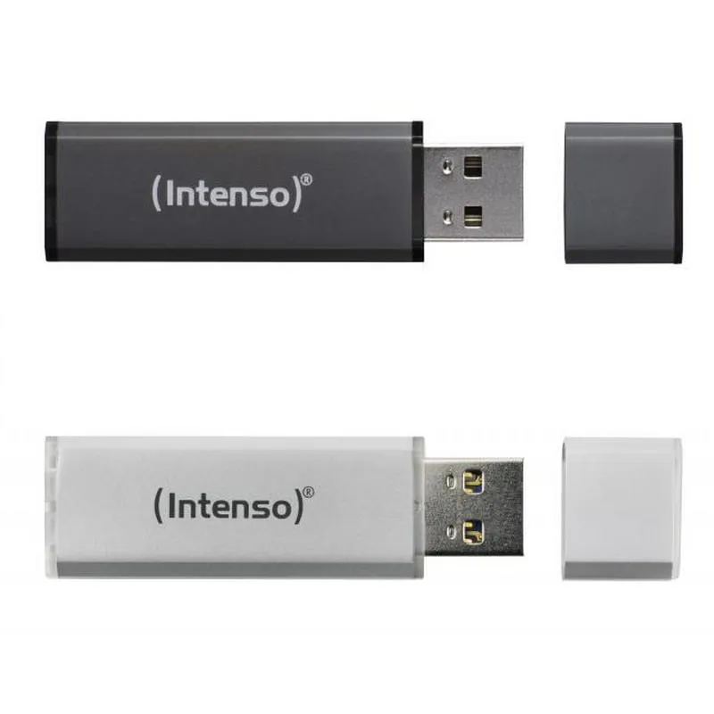 Pen Drive Intenso Alu Line Pack 2 x 32GB USB 2.0 Antracite Prateada
