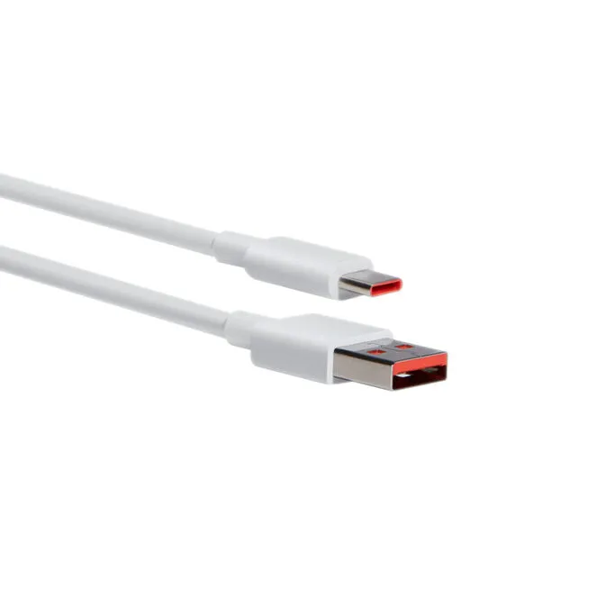 Cabo Xiaomi 6A USB Tipo A a USB Tipo C 1m Branco