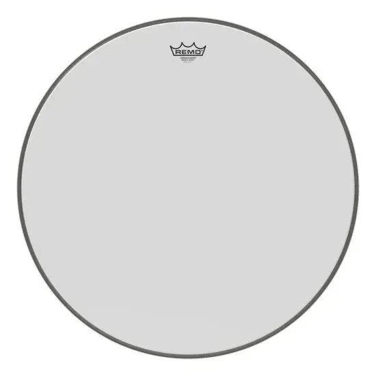 Remo 24" Ambassador Smooth White
