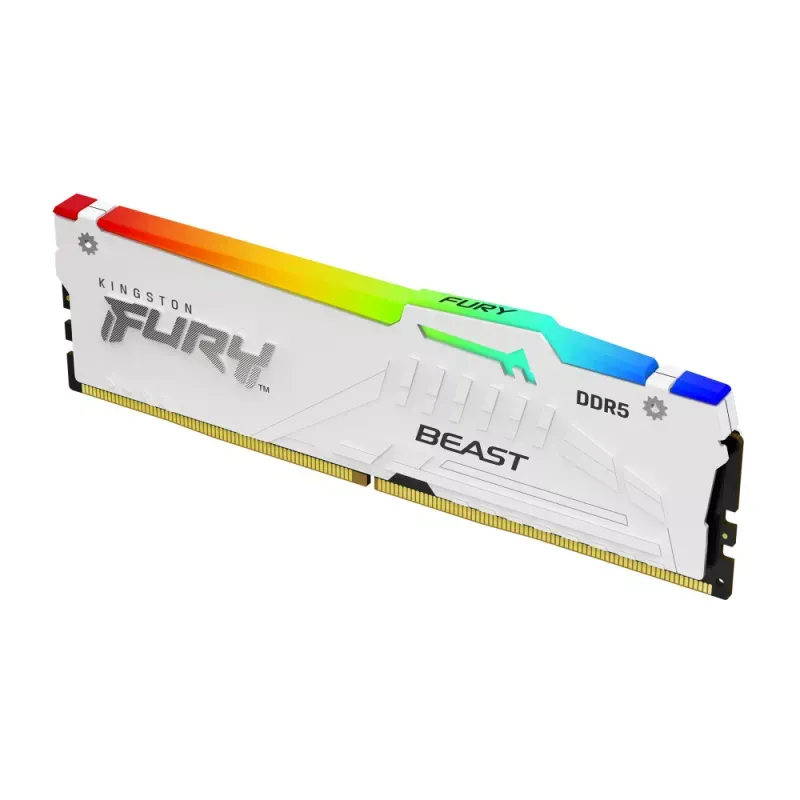 32GB 6000MT/s DDR5 CL30 DIMM FURY Beast White RGB EXPO