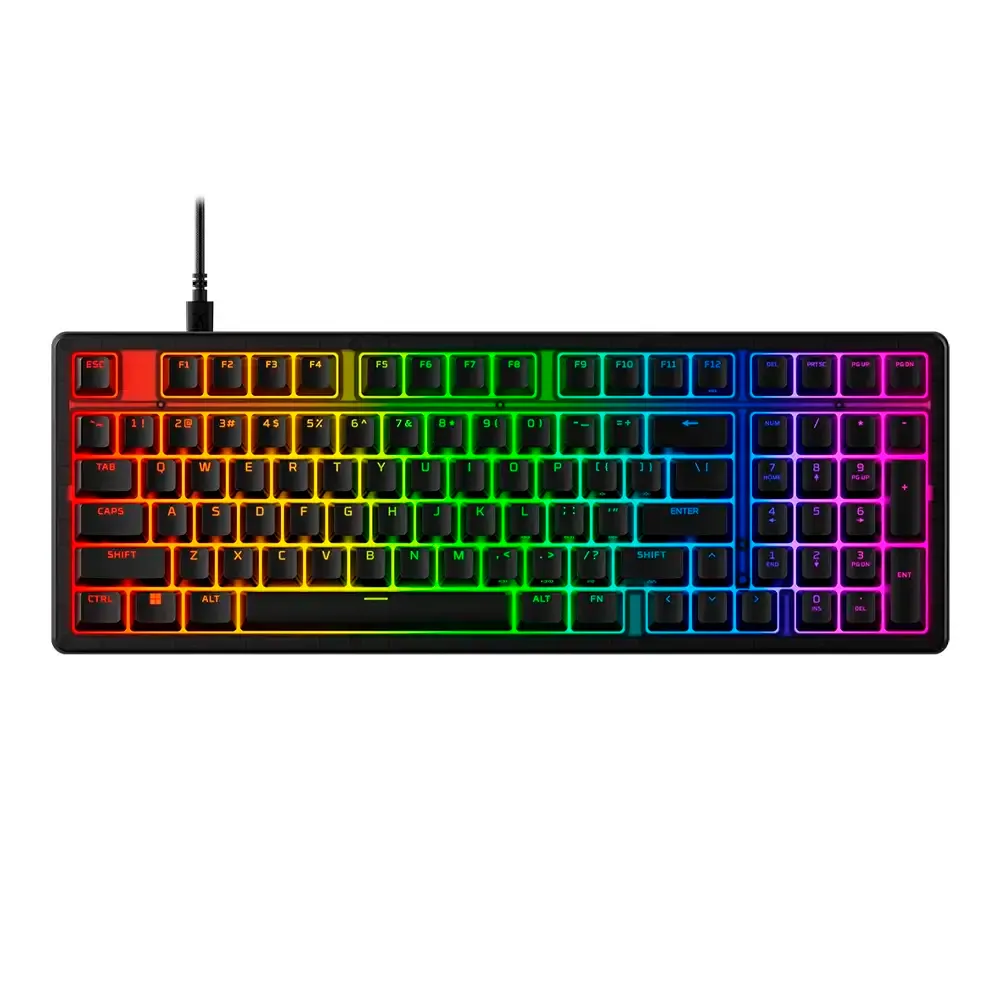 Teclado HyperX Origins 2 1800 Gaming RGB PT Red Linear Switches
