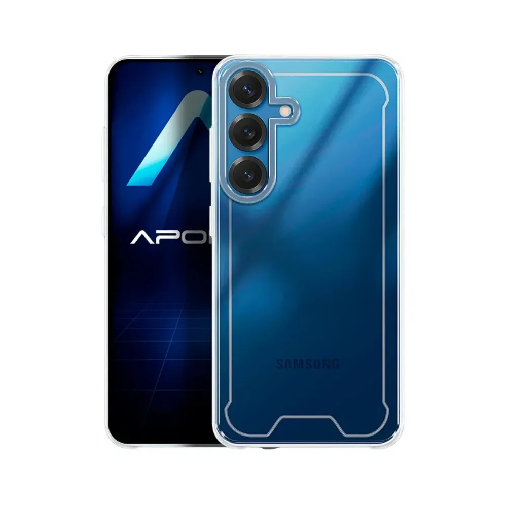 Capa de Silicone Reforçado Samsung Galaxy S26 Transparente