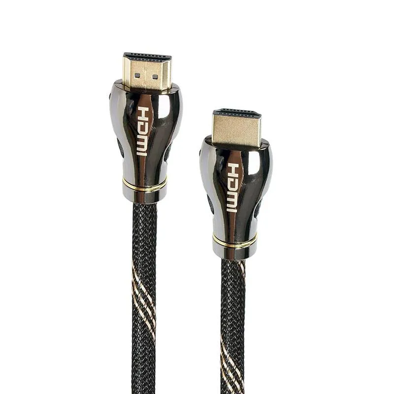 Cabo HDMI 2.1 8K 60Hz Gembird CCBP-HDMI8K-2M Premium Series Braided com Ethernet 2m Preto