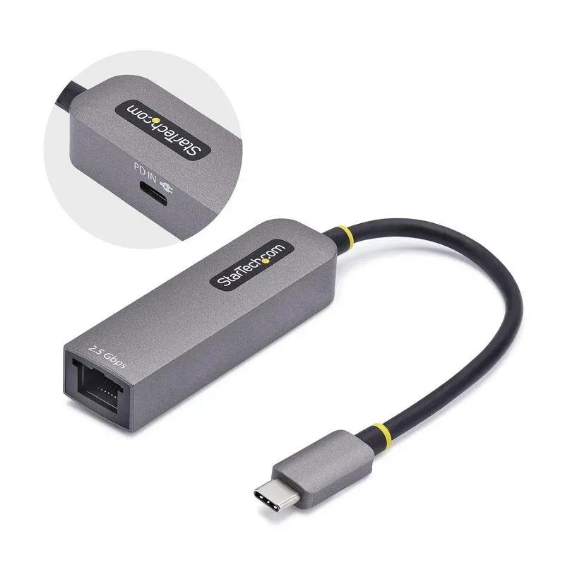 Tarjeta de Rede Startech 2GPD3-USB-C-ETHERNET USB Type-C 2.5GbE PD 100W