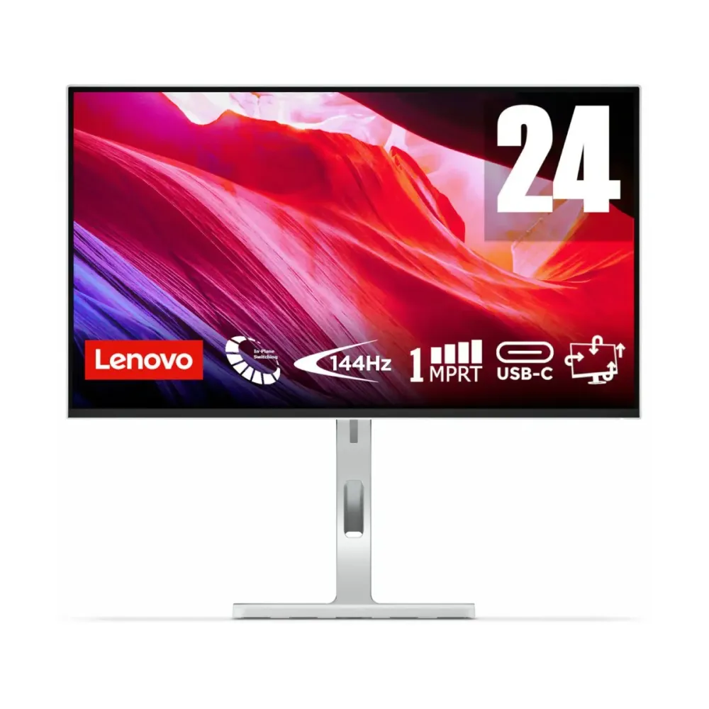 Monitor Lenovo L24D-4C 23.8" FullHD 144Hz IPS Gaming 6 ms USB-C Altifalantes