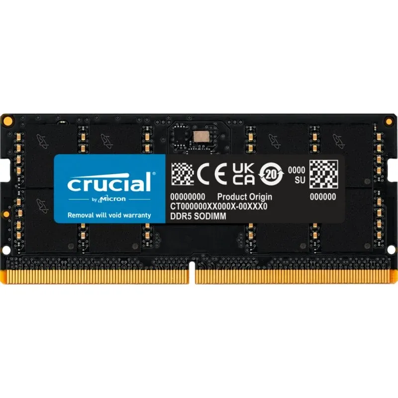 Memória RAM Crucial 48 GB DDR5 5600 MHz SODIMM CL46 ECC