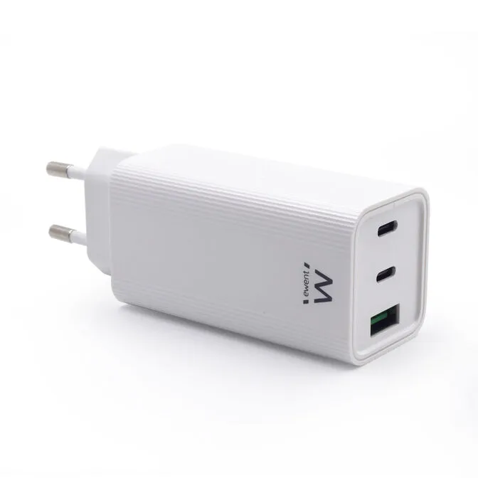 Carregador Ewent EW1323 USB-C Fast Charger 65W Branco