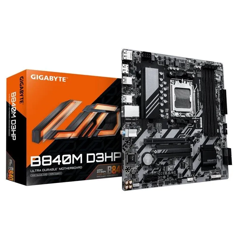 Motherboard Gigabyte B840M D3HP B840 Socket AM5 DDR5 Micro ATX RAID RGB