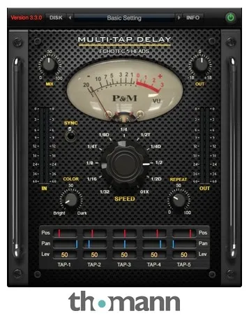 Plug And Mix Multi-Tap Delay