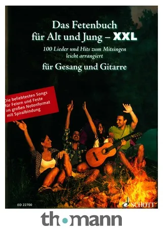 Schott Fetenbuch Gesang/Gitarre XXL