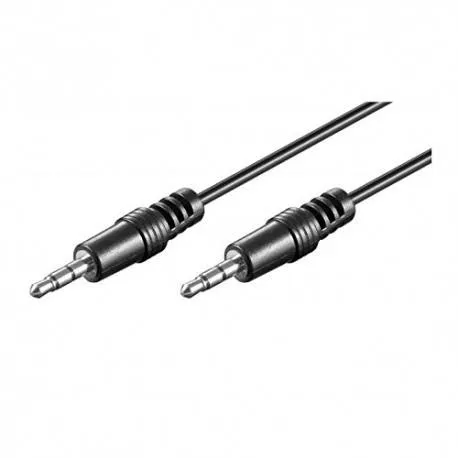 Cabo Extensão de Áudio Ewent EC1607 Jack 3.5mm Macho/Macho 3m Preto