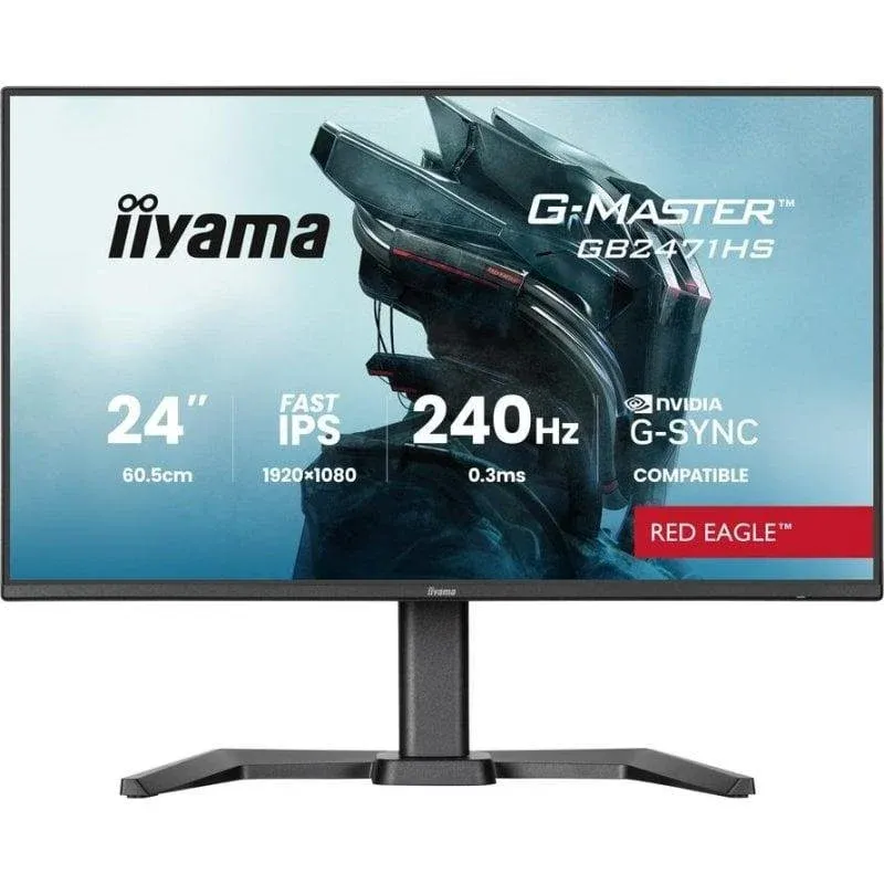 Monitor iiyama G-MASTER GB2471HS-B1 23,8" FullHD 240Hz Fast IPS G-SYNC HDR10 0,3ms