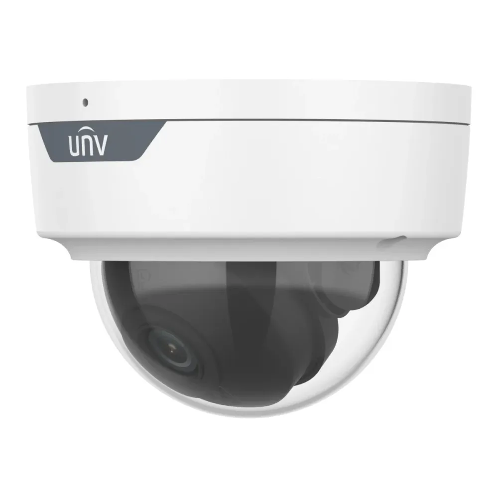 Câmara de Segurança IP Uniview Prime Dome 5MP 2.8mm IP67 IK10 PoE LightHunter Branca - IPC325SS-ADF28K-I1