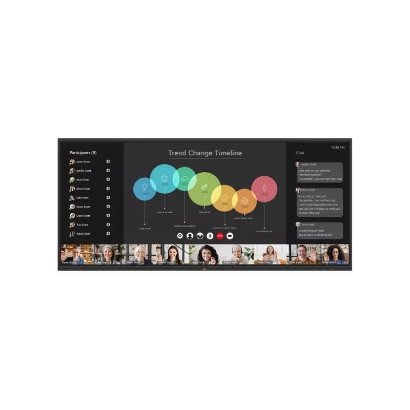 LG MONITOR PROFISSIONAL 105" UHD 5K 400CD 16/7 MULTI TOUCH 50 POINT 105TR5WP-B