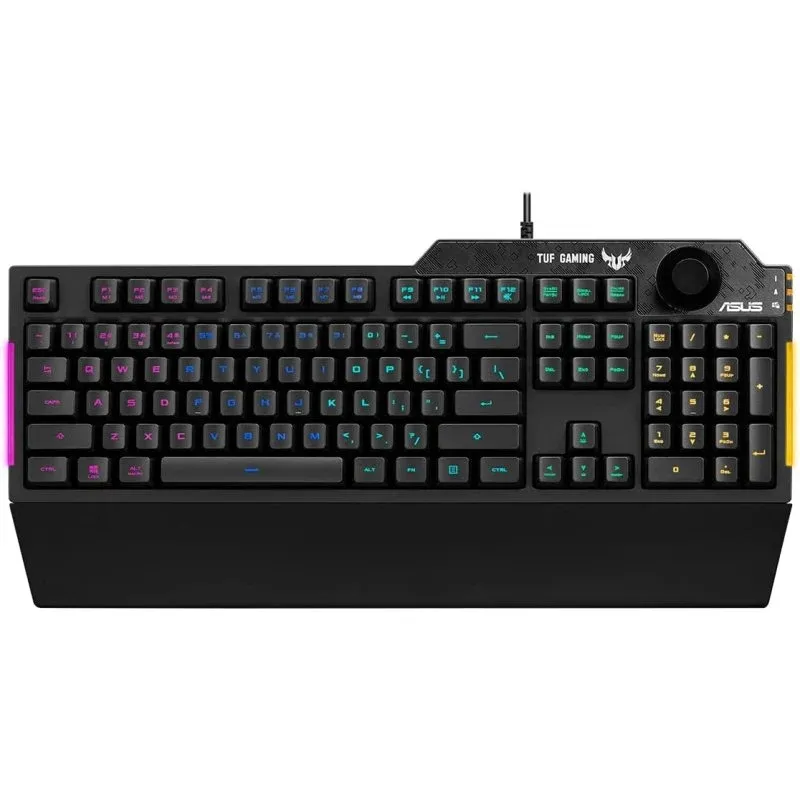 ASUS TUF Gaming K1 Teclado Mecânico Gaming RGB Preto Layout Francês