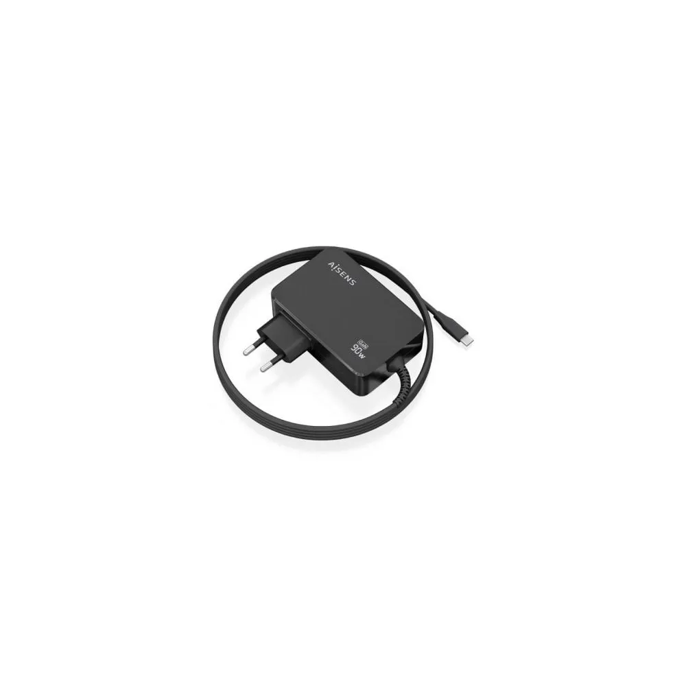 Aisens Carregador de parede USB-A e USB-C ASCH-1PD90WL034-BK