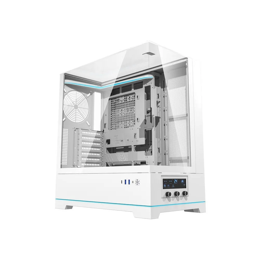 Caixa ATX DY450 (Branco) - DARKFLASH