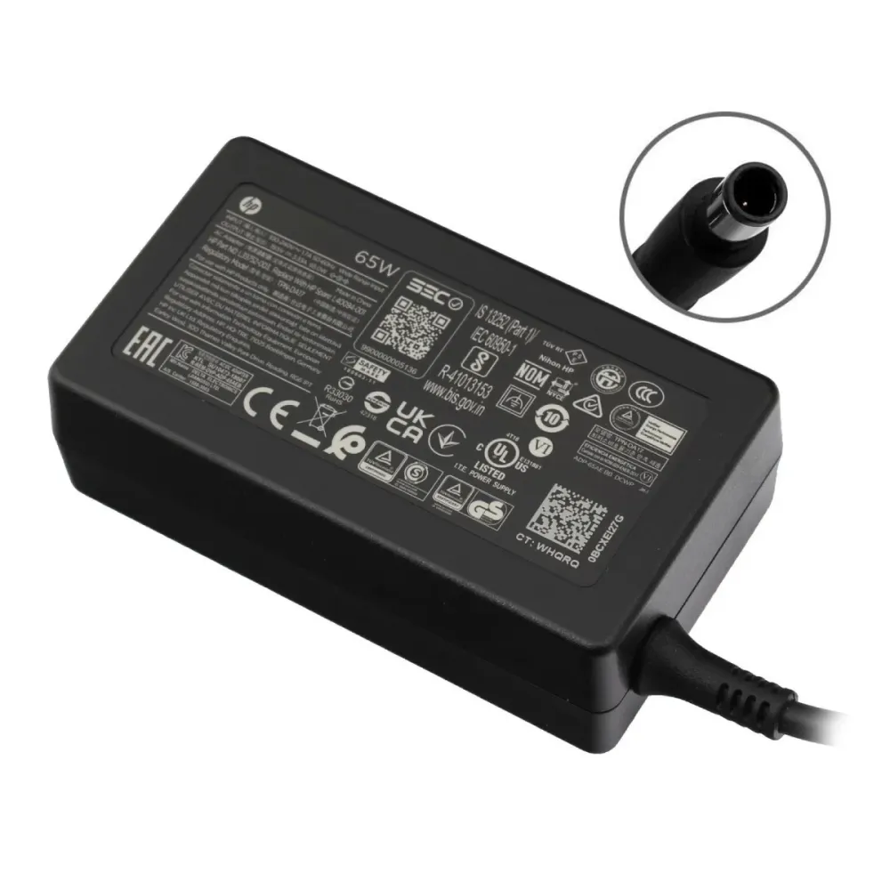 Carregador Original HP 19.5V 3.33A 65W 7.4x5.0mm V3
