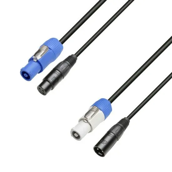 Adam Hall CABO HIBRIDO CORRENTE/DMX 5m 3 STAR H PCON D 0500