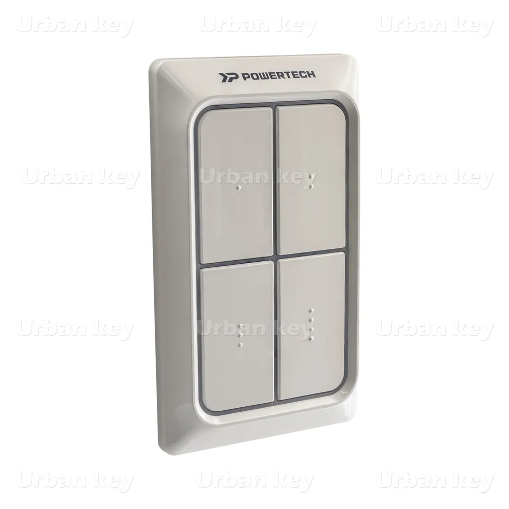 Botoneira 4 Canais Sem Fios Powertech Ppb_1 - PPB_1UK