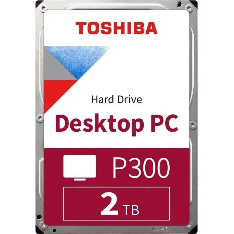 Disco Rígido Disco Duro Toshiba P300 2TB HDD 7200rpm 3.5" SATA 6Gbps Buffer 256MB