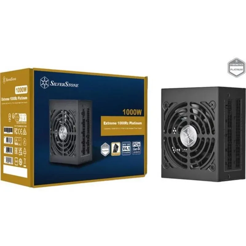 Fonte Alimentação Fonte de Alimentação SilverStone Extreme 1000Rz 1000W Certificação Platinum modular