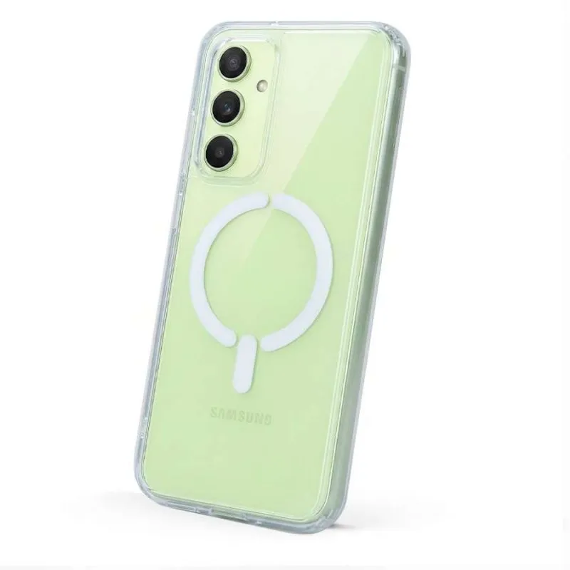 Funda para móvel Transparente Compatível com MagSafe Antichoque para Samsung Galaxy A54 5G