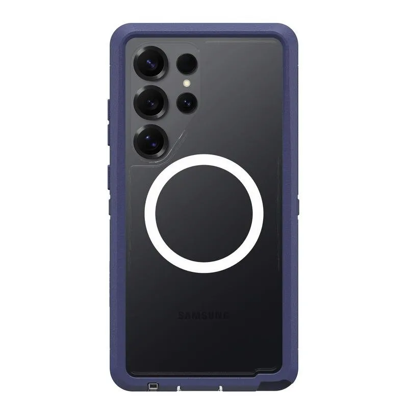 Funda para móvil OtterBox Defender XT Cover plástico violeta transparente com ímanes para Galaxy S25 Ultra