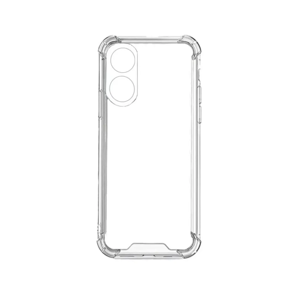 Capa Silicone Reforçado Oppo A58 5G Transparente