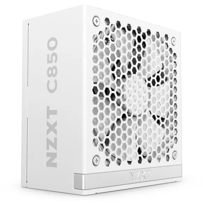 Fonte de Alimentação NZXT 850W 80+ Gold ATX 3.1 PCIe 5.1 Branca