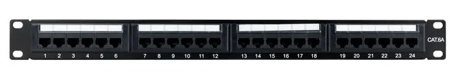 Patch Panel 19" Nanocable 24 Portas RJ45 Cat.6A UTP