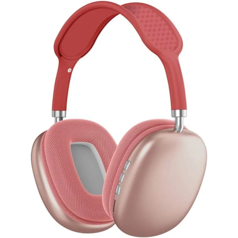 Klack KP9 Auscultadores Sem Fios Bluetooth Áudio de Alta Qualidade HiFi Vermelhos