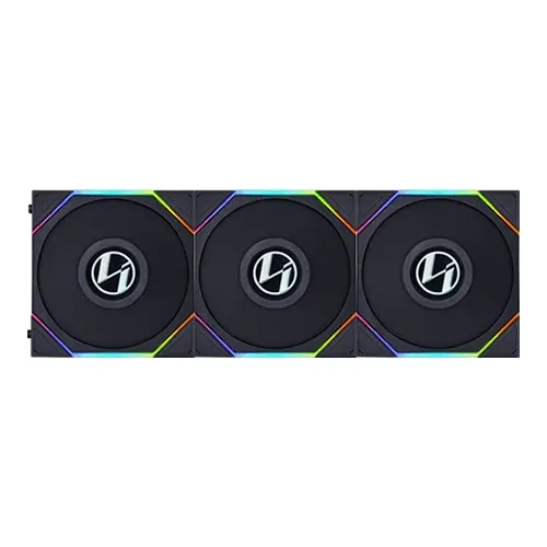 Ventoinha 120mm Lian Li UNI TL LCD Series Preta (Pack 3)