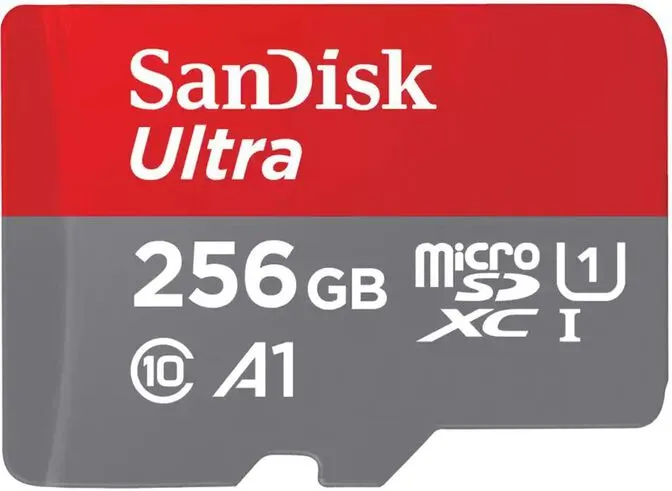 Cartão SanDisk Ultra MicroSDHC/SDXC C10 A1 UHS-I 256GB