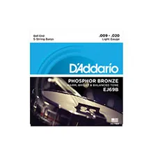 Jogo Cordas Banjo D'Addario EJ69B 009-020