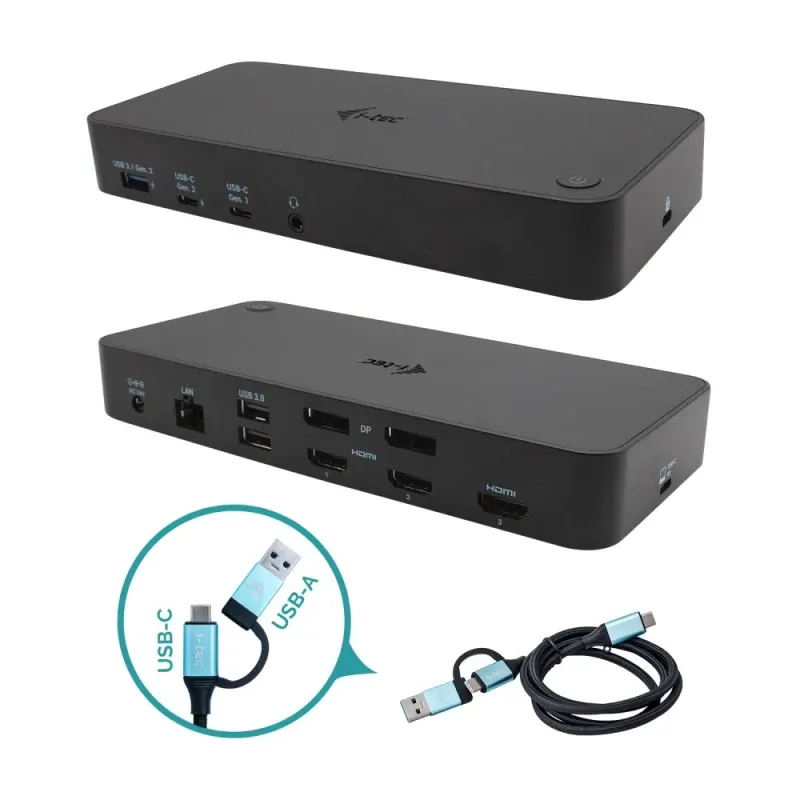 Docking Station I-TEC USB 3.0 / USB-C / THUNDERBOLT 3x 4