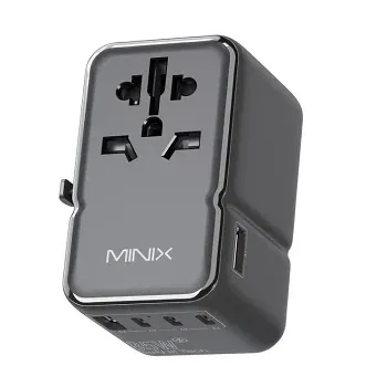 Adapt. Univ. C/alimentador PD/QC 85W (3 USB C + 2 USB A)