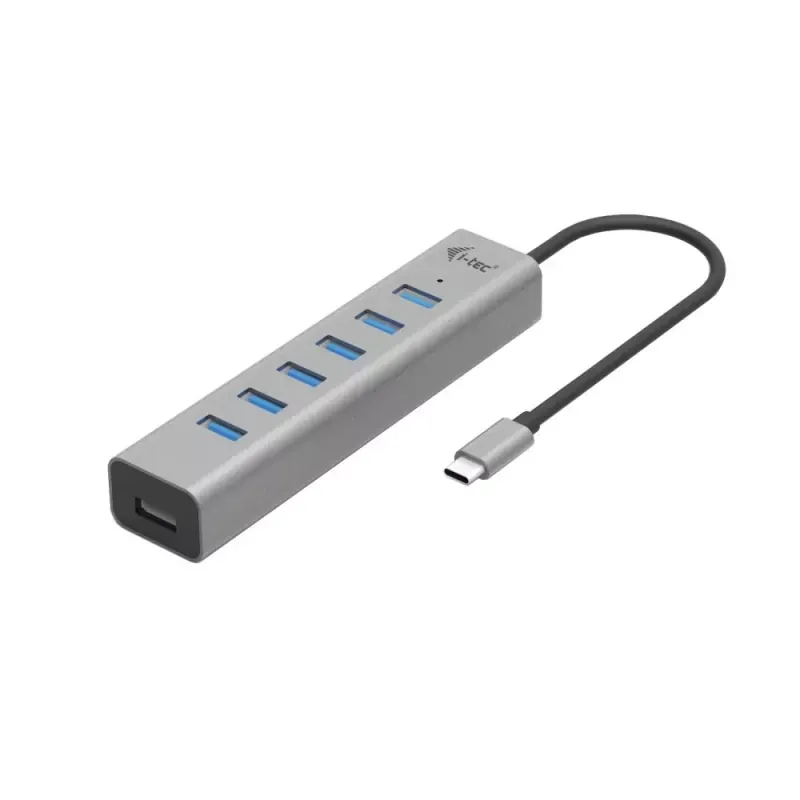 Hub de carregamento i-tec 7 portas USB-C - Metal