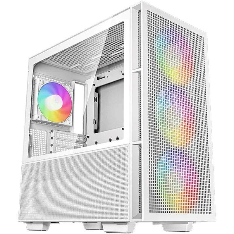 Caixa DeepCool CH560 Vidro Temperado E-ATX Branca