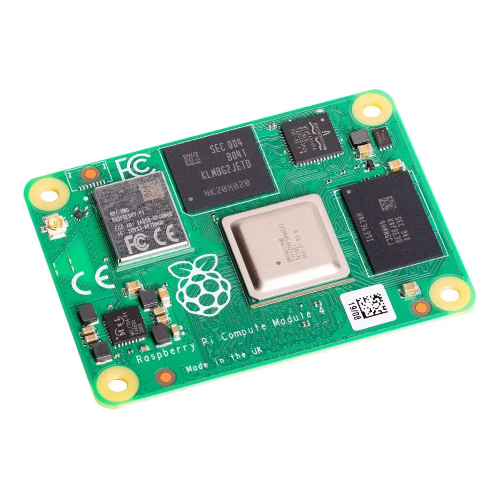 Módulo de Computação Raspberry Pi 4 WiFi 2GB RAM, 8GB eMMC
